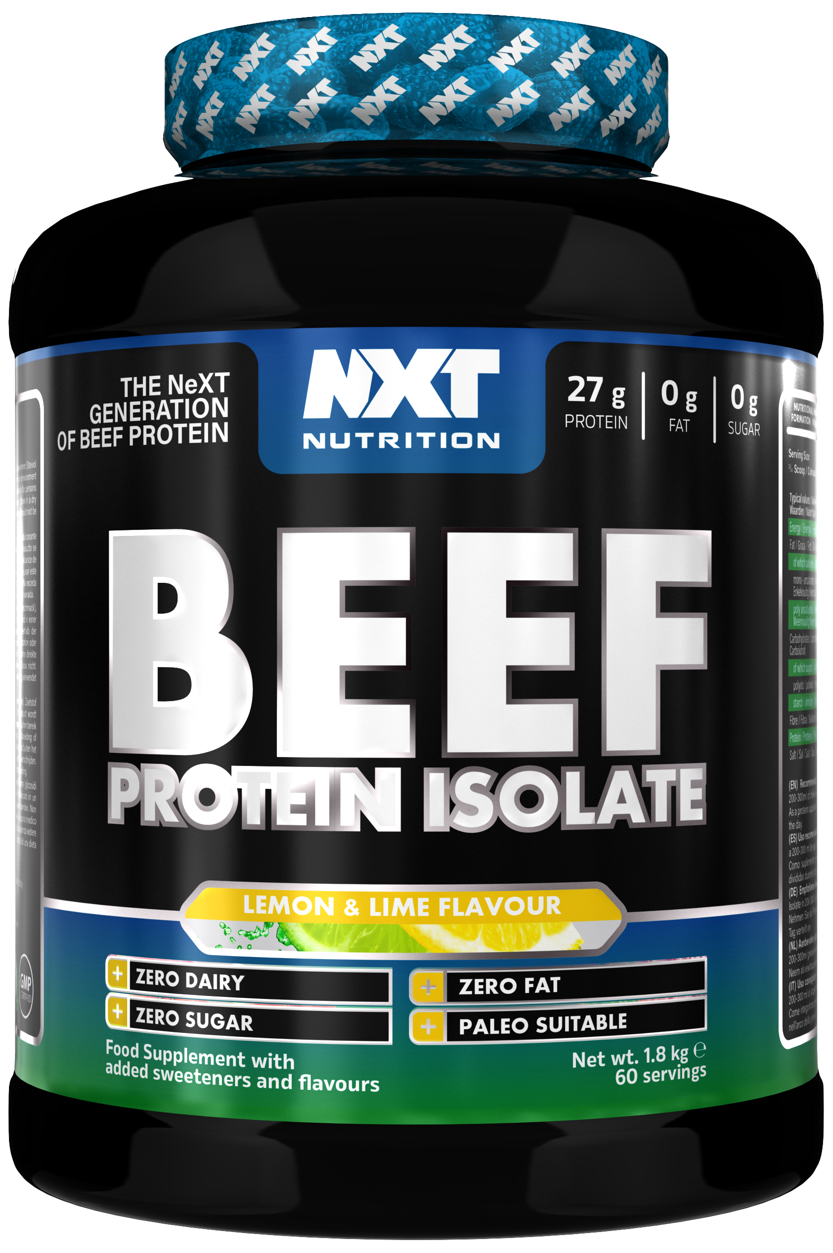 NXT Nutrition Beef Protein Isolate 1.8kg